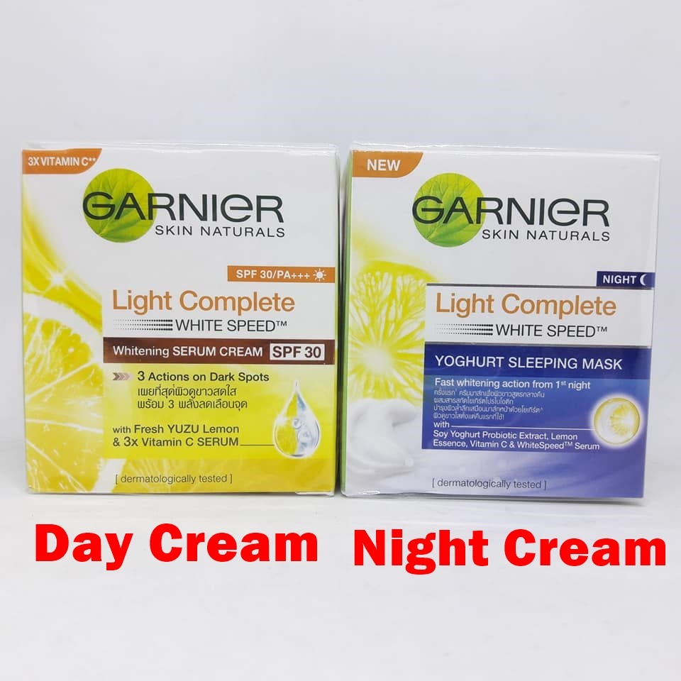 garnier yogurt night cream